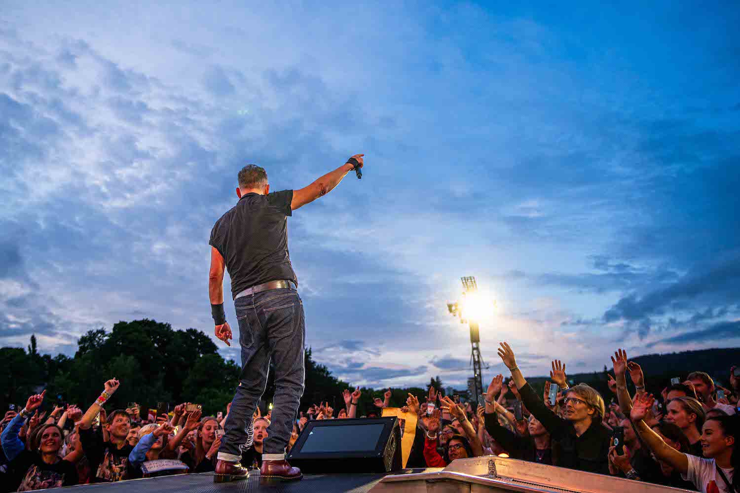 Bruce Springsteen & E Street Band at Voldsløkka, Oslo, Norway on July 2.