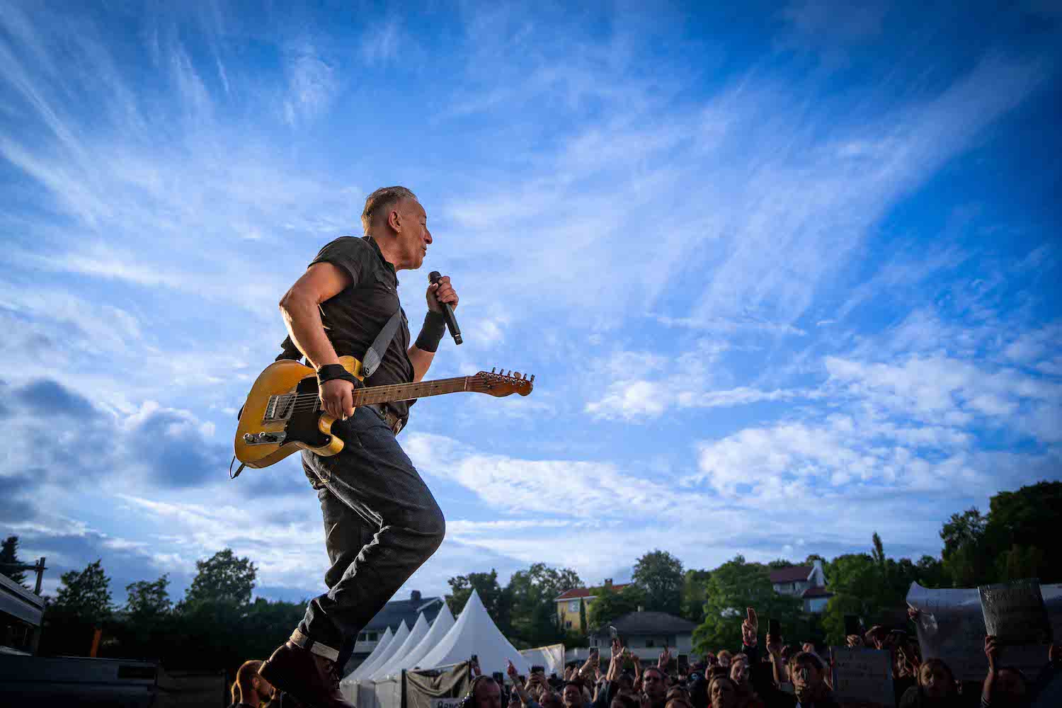 Bruce Springsteen & E Street Band at Voldsløkka, Oslo, Norway on July 2.