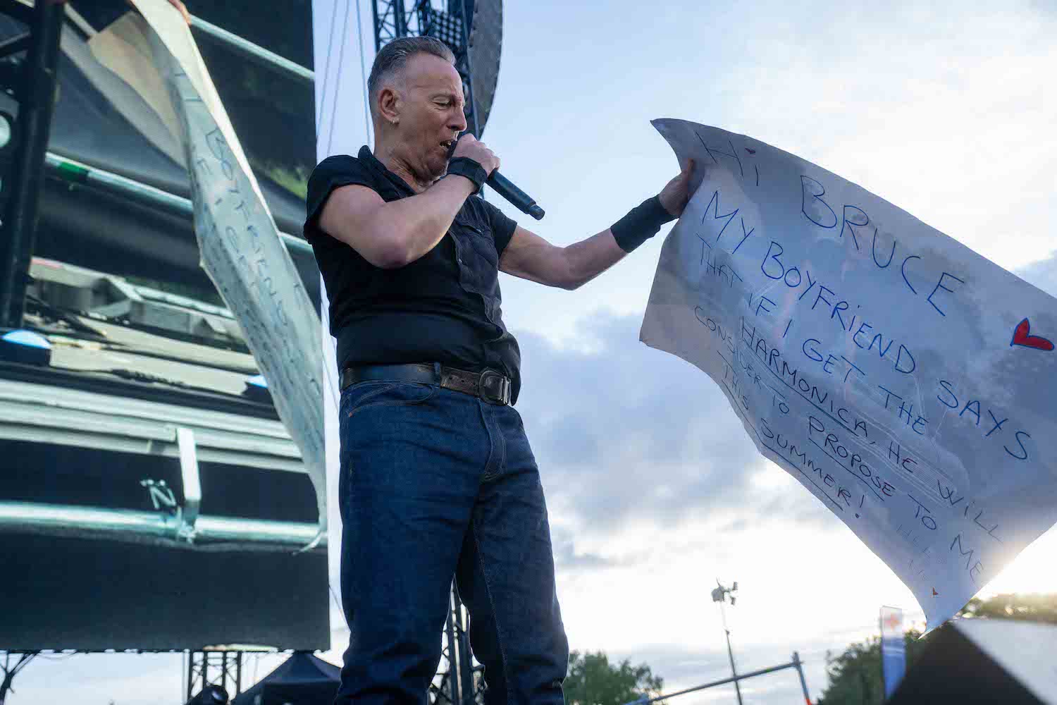 Bruce Springsteen & E Street Band at Voldsløkka, Oslo, Norway on July 2.