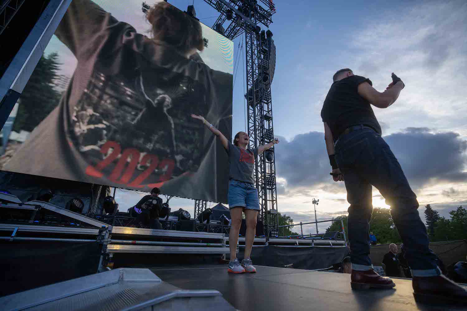 Bruce Springsteen & E Street Band at Voldsløkka, Oslo, Norway on July 2.