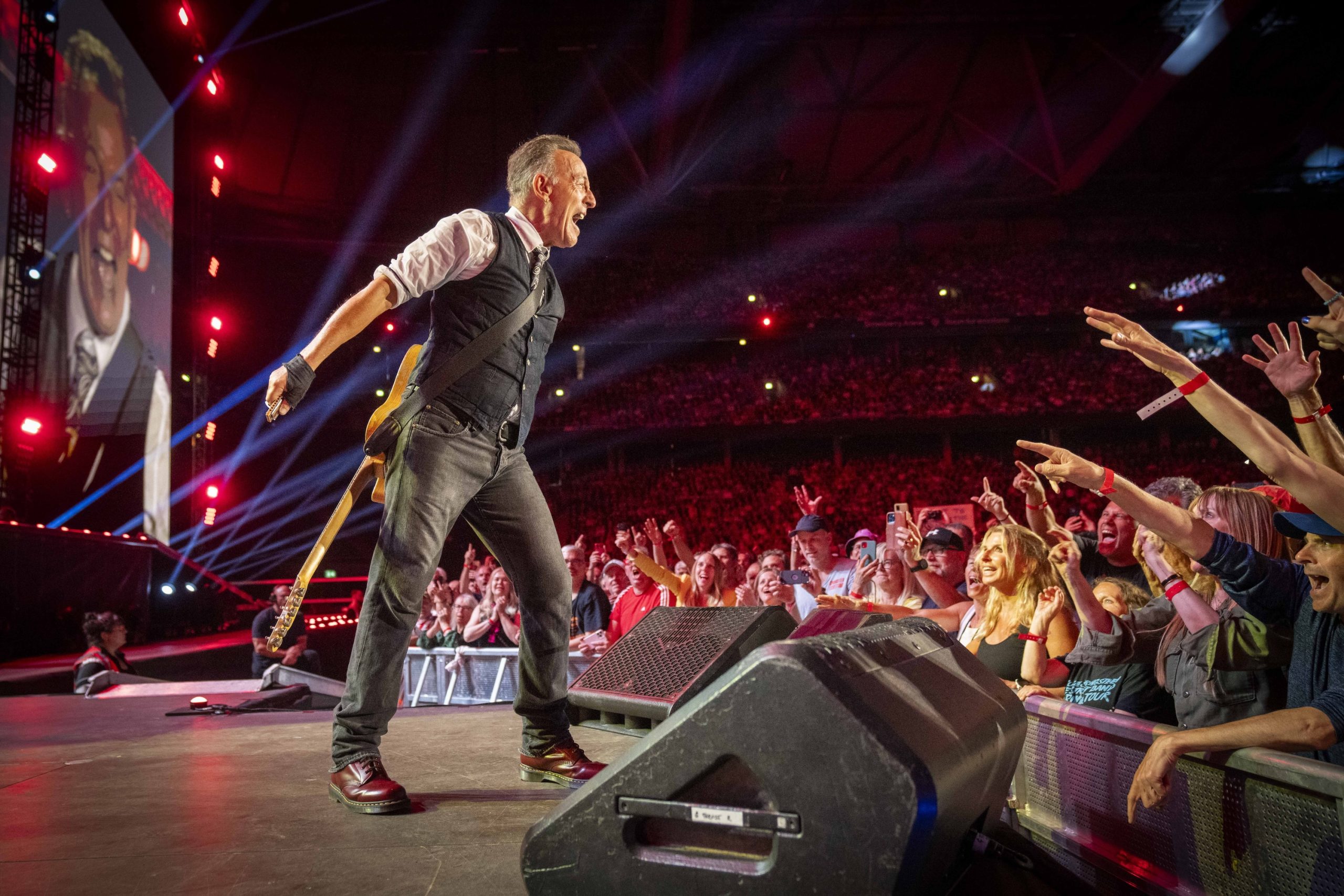 Bruce Springsteen & E Street Band at Strawberry Arena, Stockholm, Sweden on July 15, 2024.