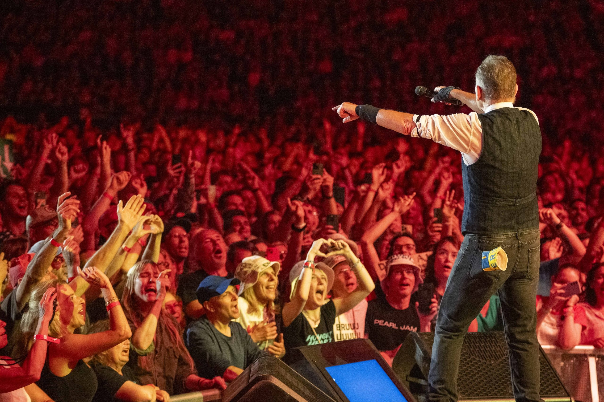 Bruce Springsteen & E Street Band at Strawberry Arena, Stockholm, Sweden on July 15, 2024.