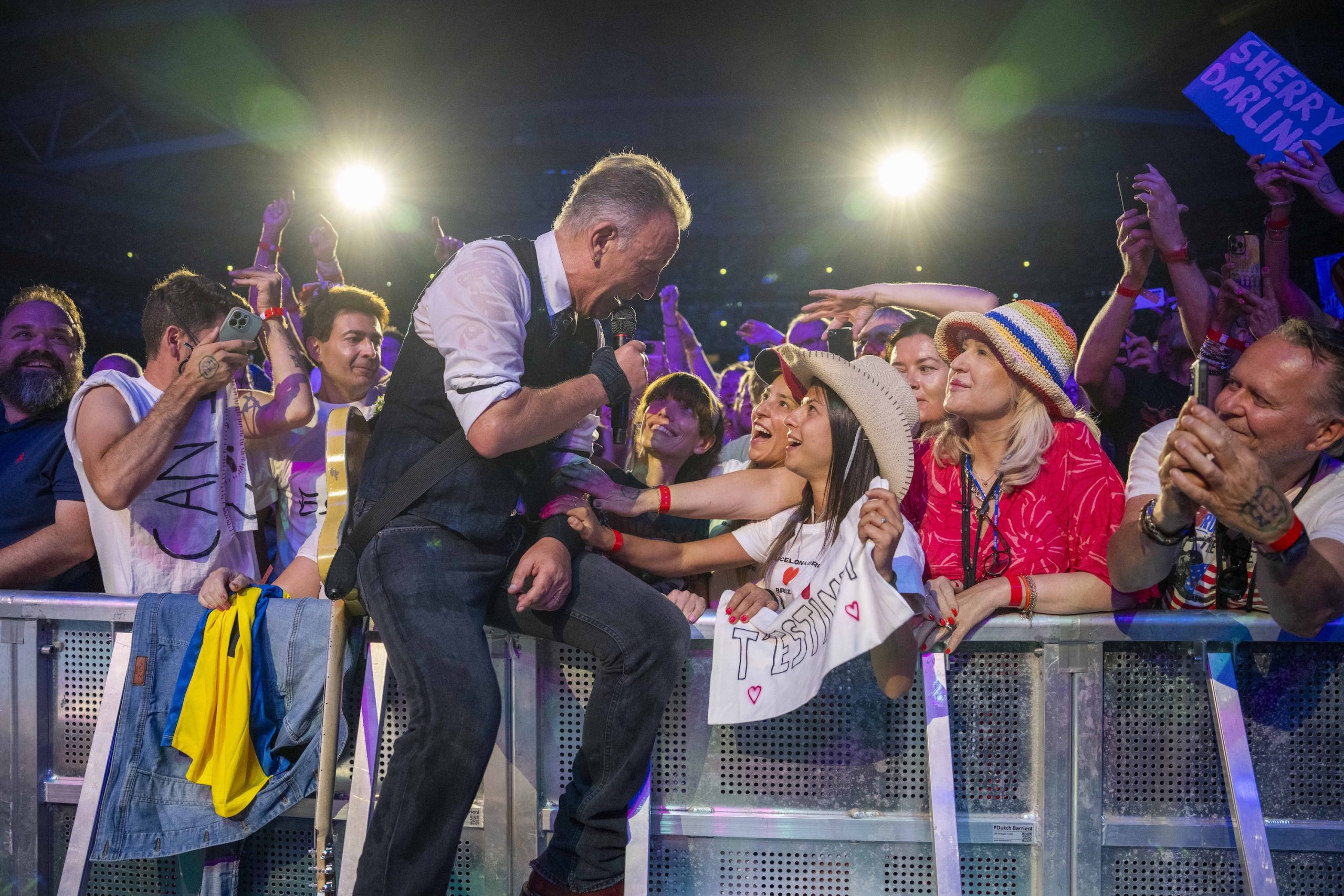 Bruce Springsteen & E Street Band at Strawberry Arena, Stockholm, Sweden on July 15, 2024.