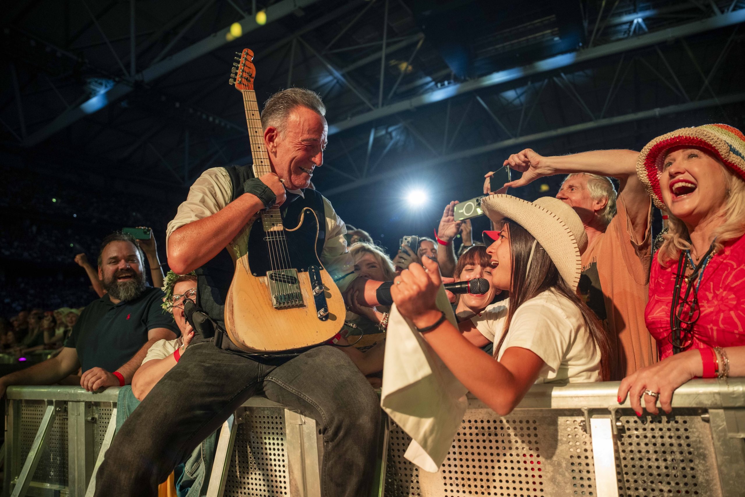 Bruce Springsteen & E Street Band at Strawberry Arena, Stockholm, Sweden on July 15, 2024.