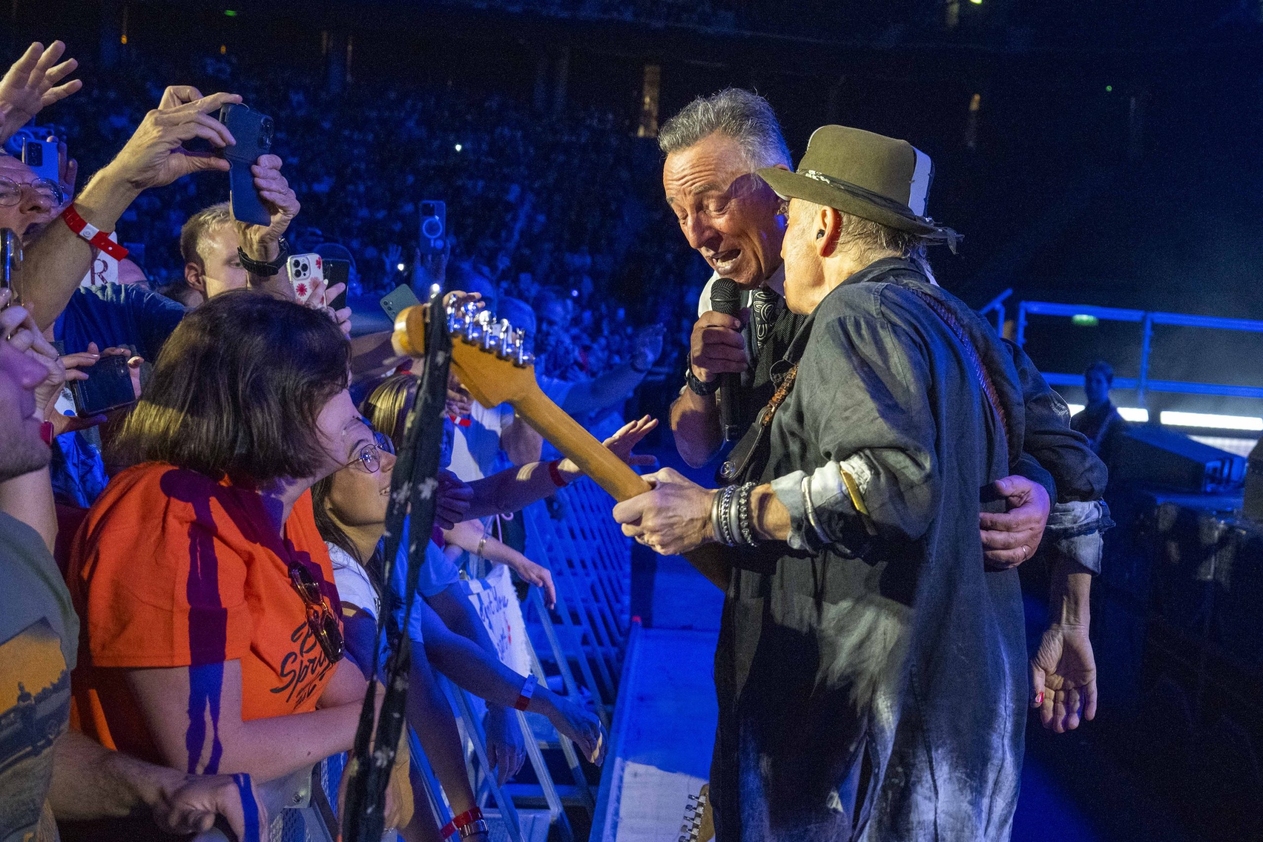 Bruce Springsteen & E Street Band at Strawberry Arena, Stockholm, Sweden on July 15, 2024.