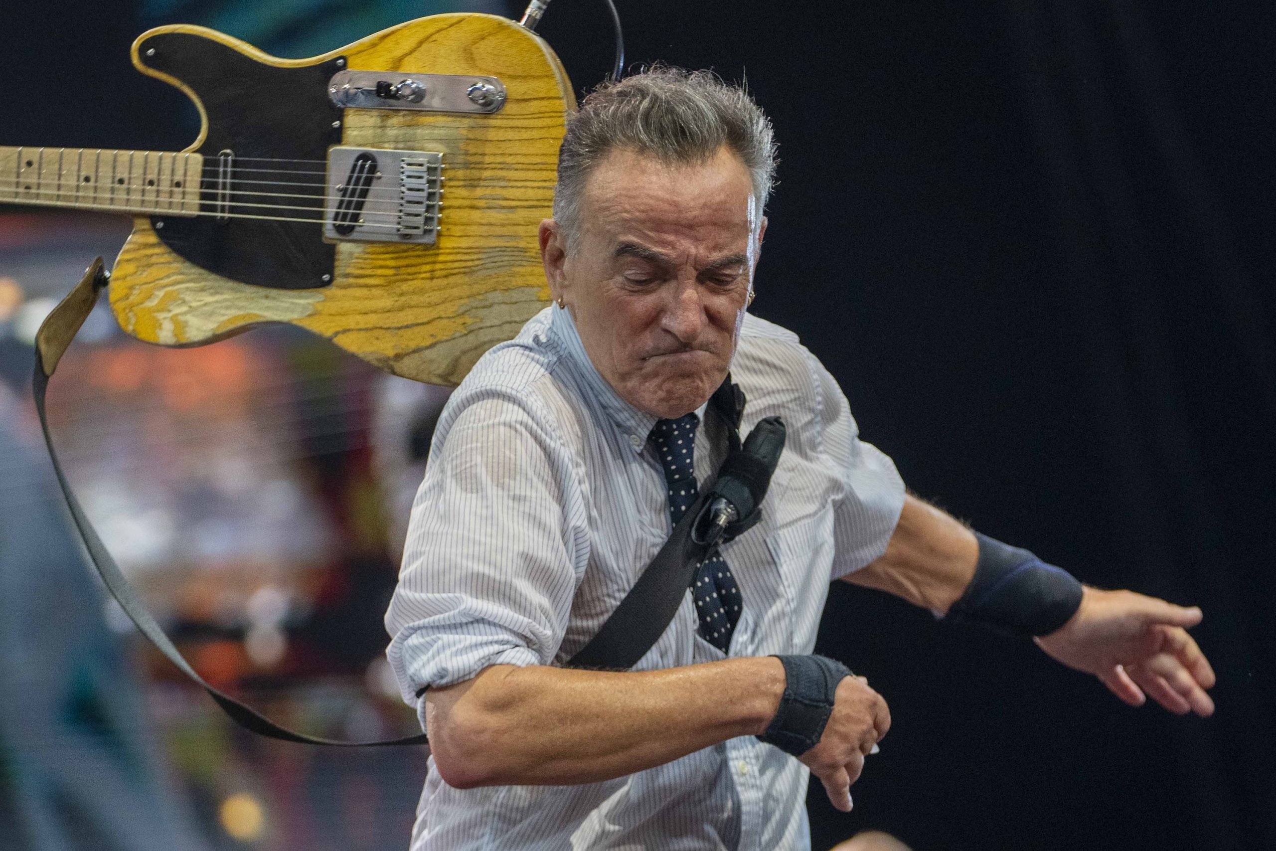 Bruce Springsteen & E Street Band at Strawberry Arena, Stockholm, Sweden on July 18, 2024.