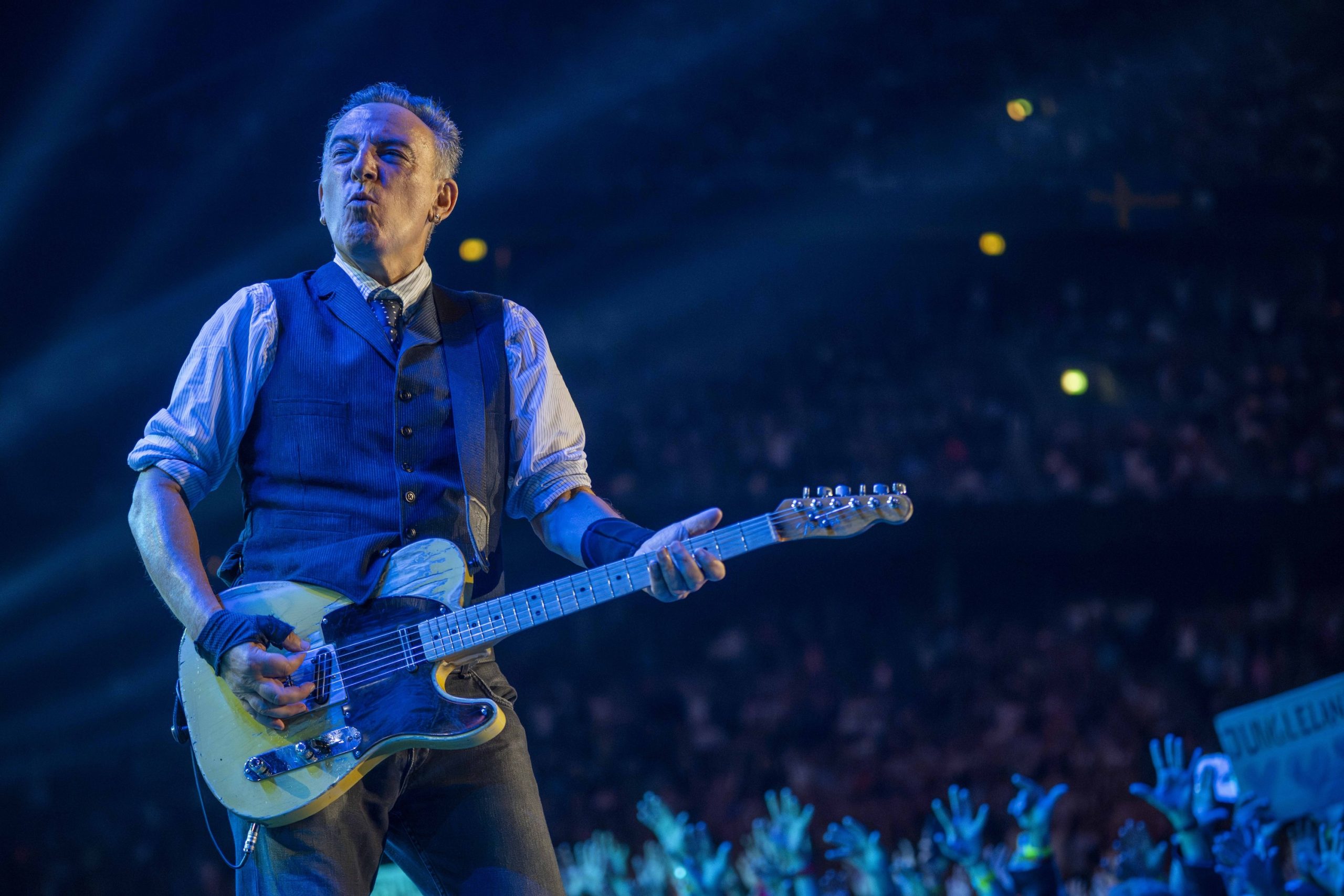 Bruce Springsteen & E Street Band at Strawberry Arena, Stockholm, Sweden on July 18, 2024.