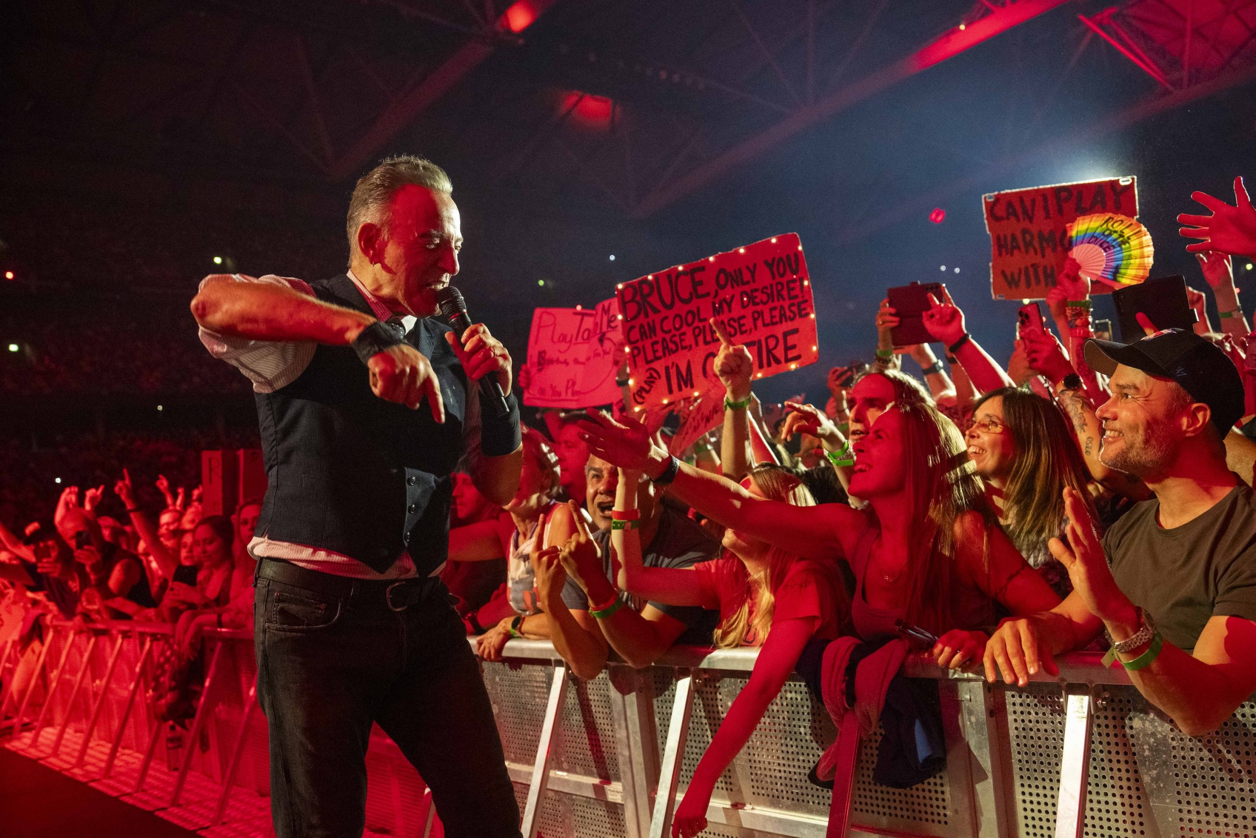 Bruce Springsteen & E Street Band at Strawberry Arena, Stockholm, Sweden on July 18, 2024.