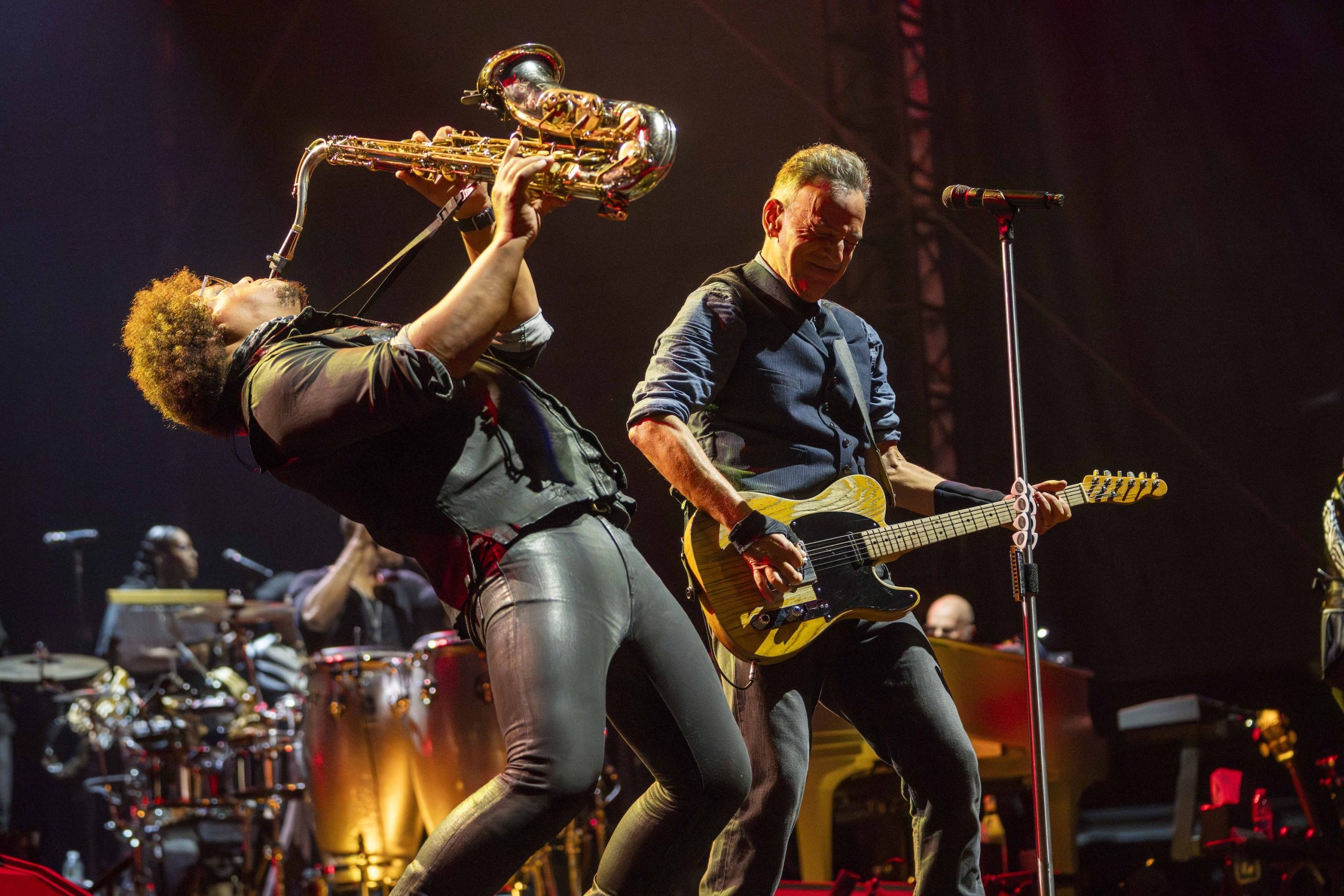 Bruce Springsteen & E Street Band at JMA Wireless Dome, Syracuse, New York on April 18, 2024.