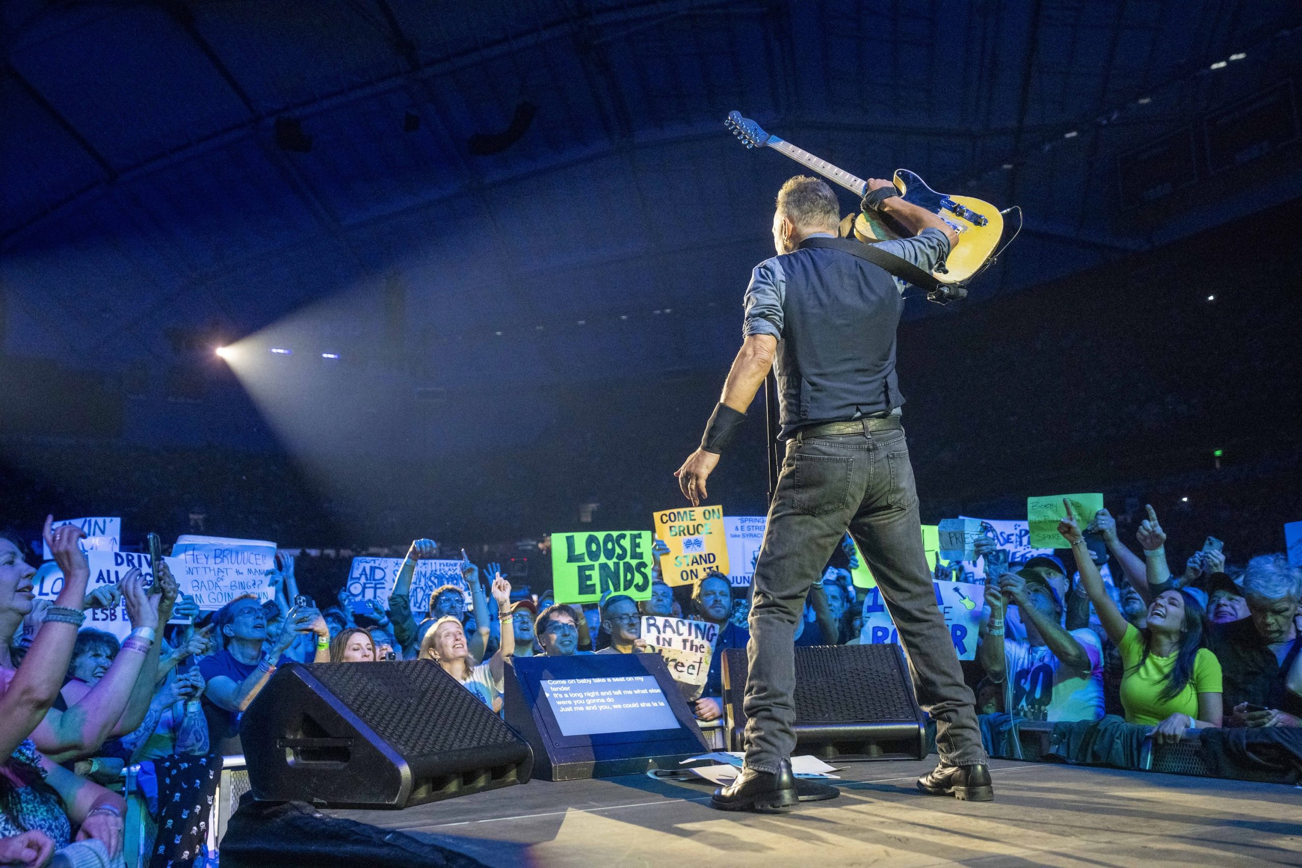 Bruce Springsteen & E Street Band at JMA Wireless Dome, Syracuse, New York on April 18, 2024.