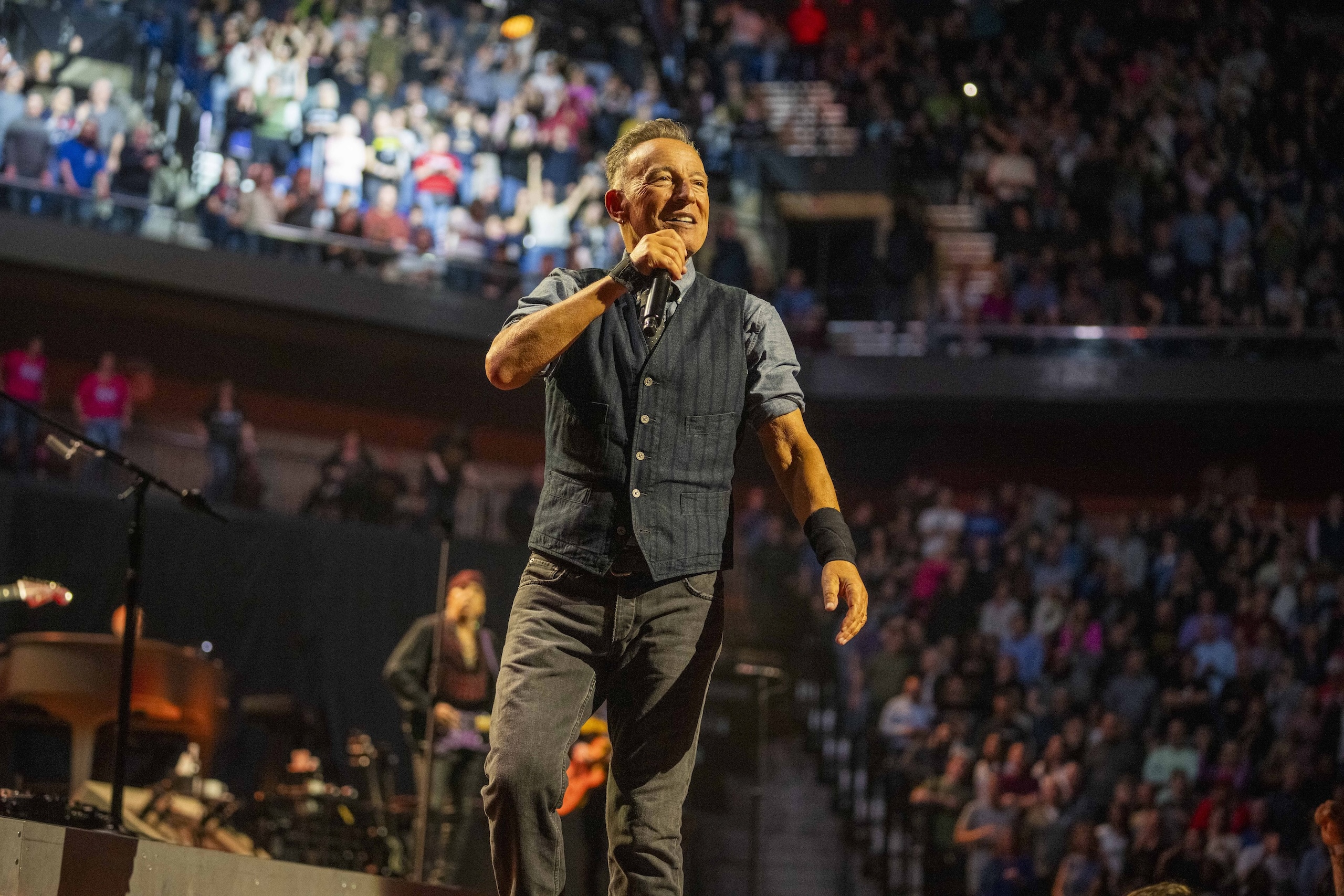 Bruce Springsteen & E Street Band at Mohegan Sun Arena, Uncasville, Connecticut on April 12, 2024.