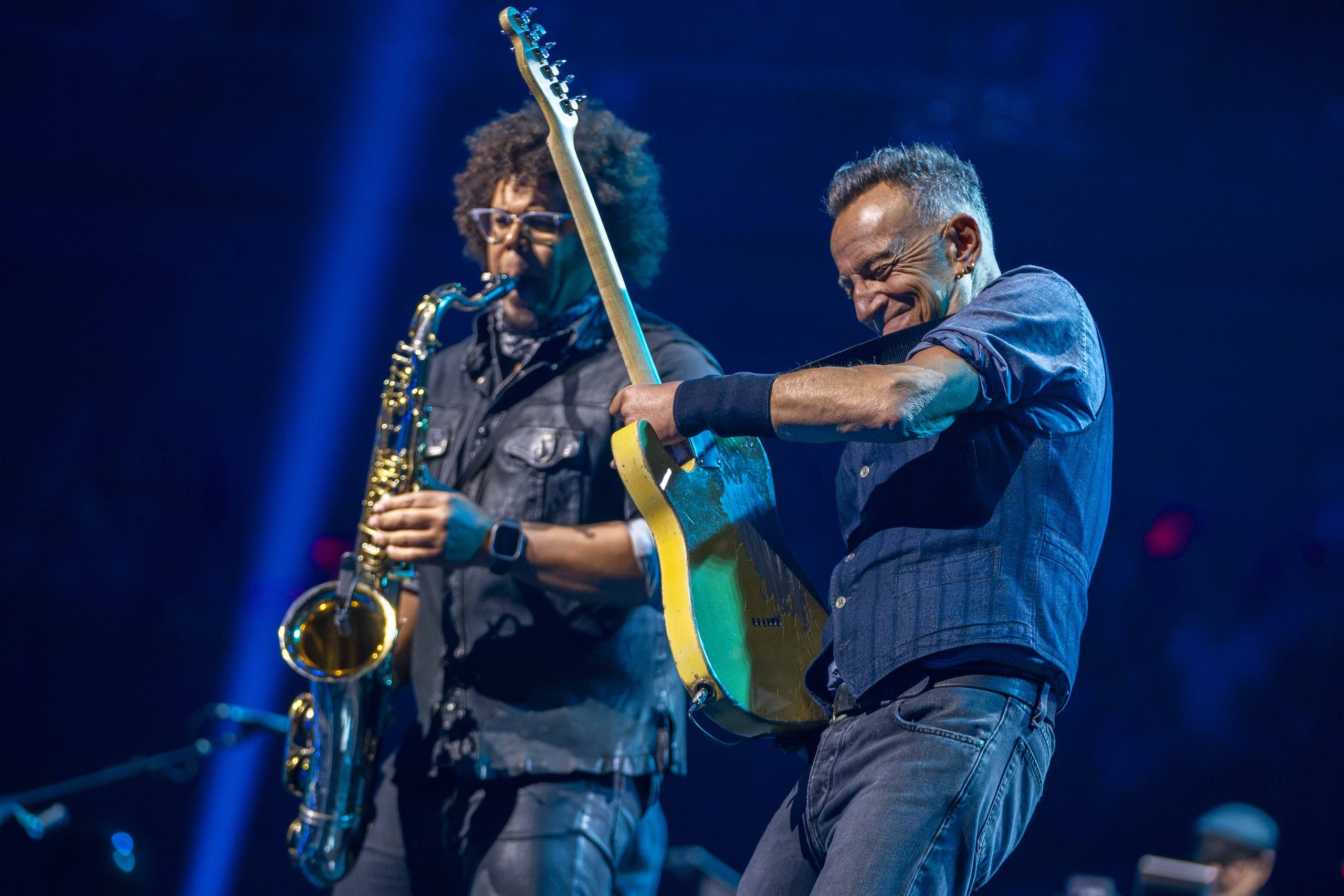 Bruce Springsteen & E Street Band at Mohegan Sun Arena, Uncasville, Connecticut on April 12, 2024.