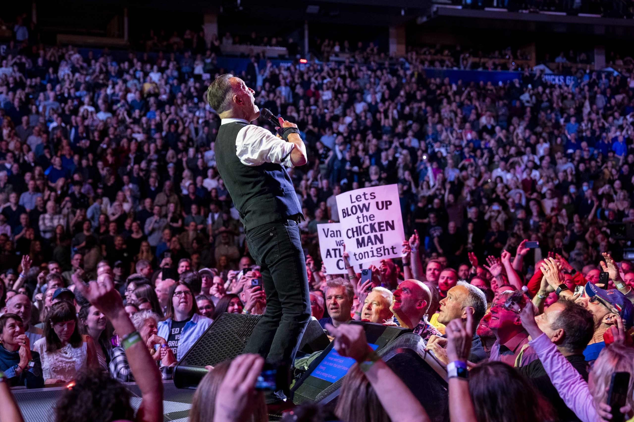 Bruce Springsteen & E Street Band at Rogers Arena, Vancouver, BC on November 22, 2024.