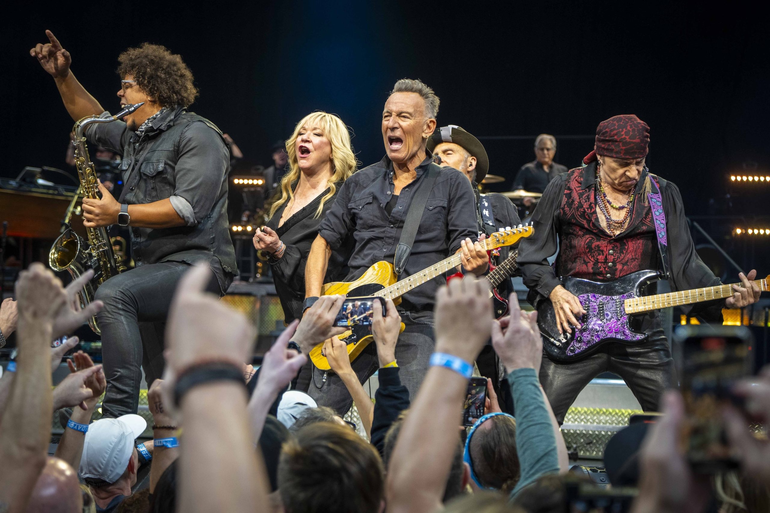 Bruce Springsteen & E Street Band at T-Mobile Arena, Las Vegas, Nevada on March 22, 2024.