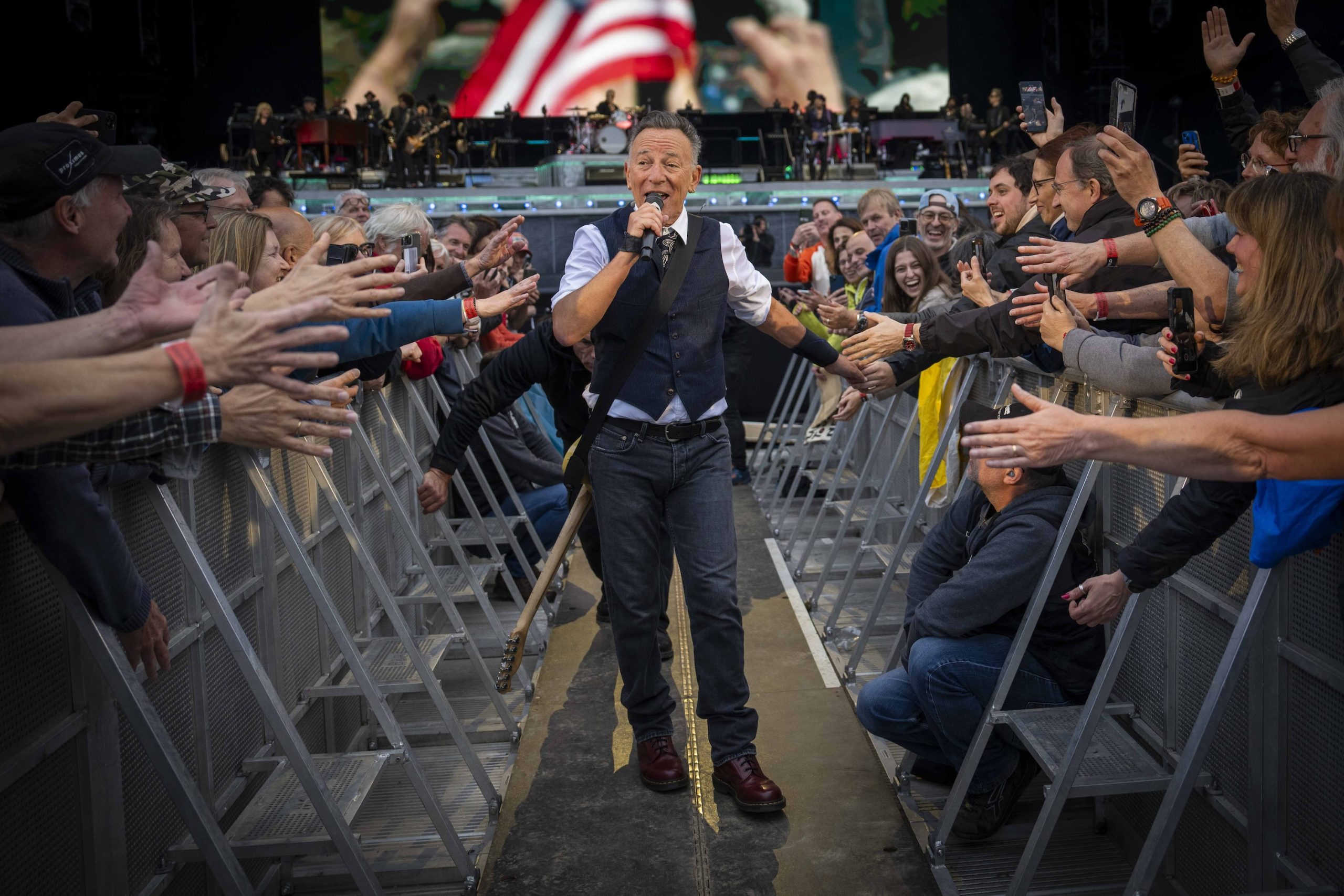Bruce Springsteen & E Street Band at Werchter Park, Werchter, Belgium on July 2, 2024.