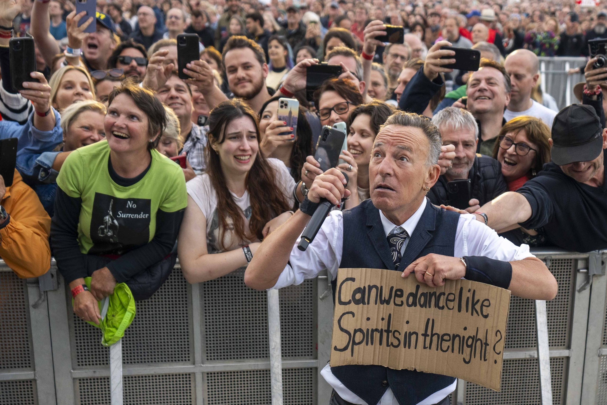 Bruce Springsteen & E Street Band at Werchter Park, Werchter, Belgium on July 2, 2024.