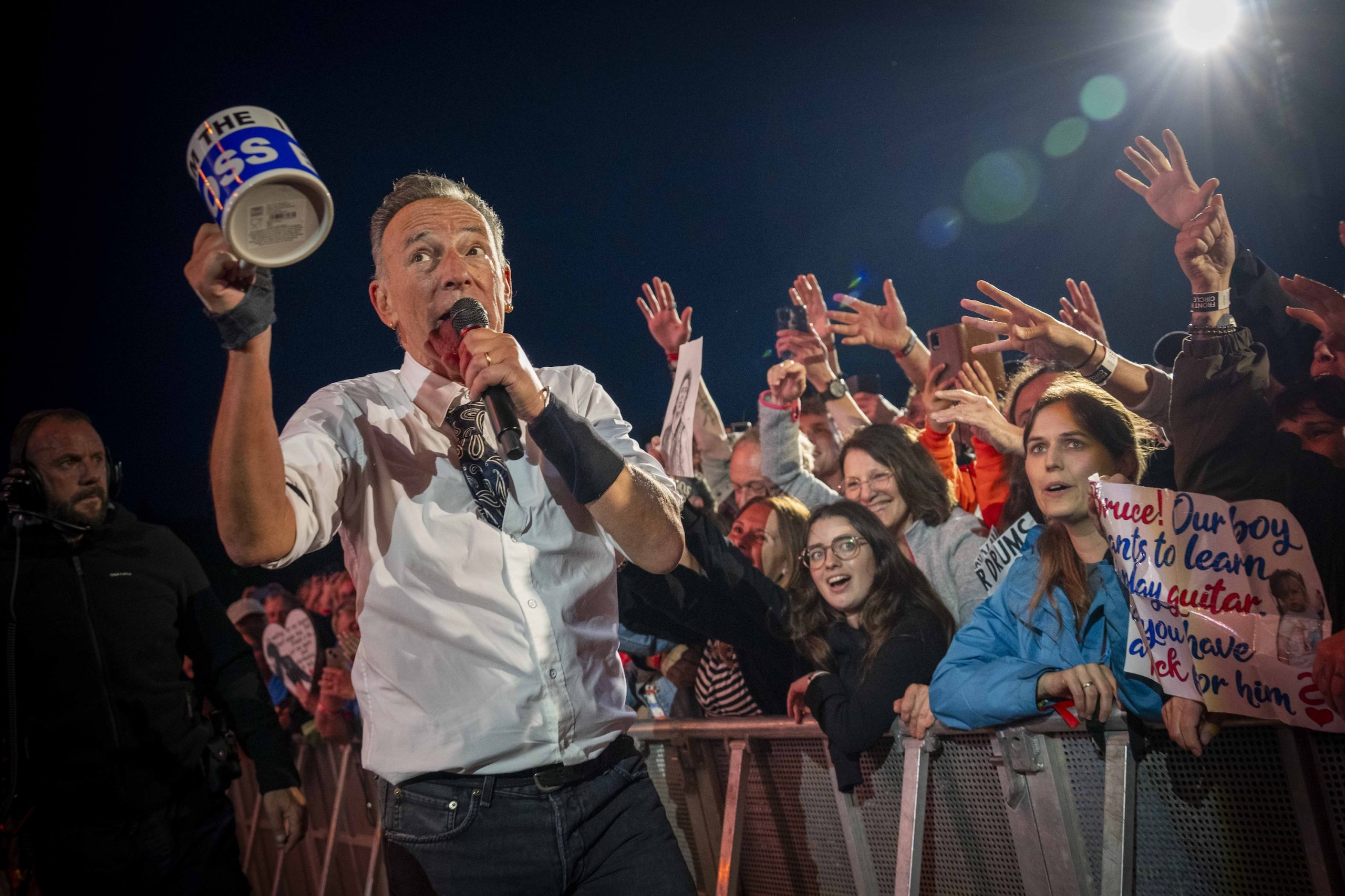 Bruce Springsteen & E Street Band at Werchter Park, Werchter, Belgium on July 2, 2024.