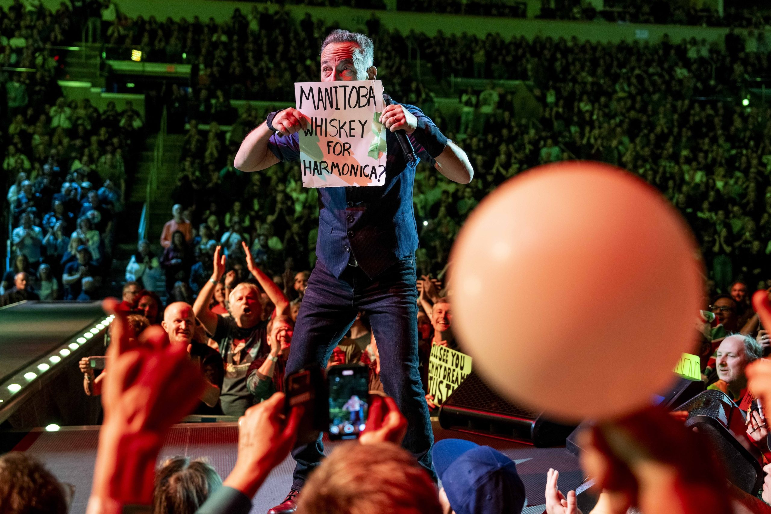 Bruce Springsteen & E Street Band at Canada Life Centre, Winnipeg, MB on November 13, 2024.