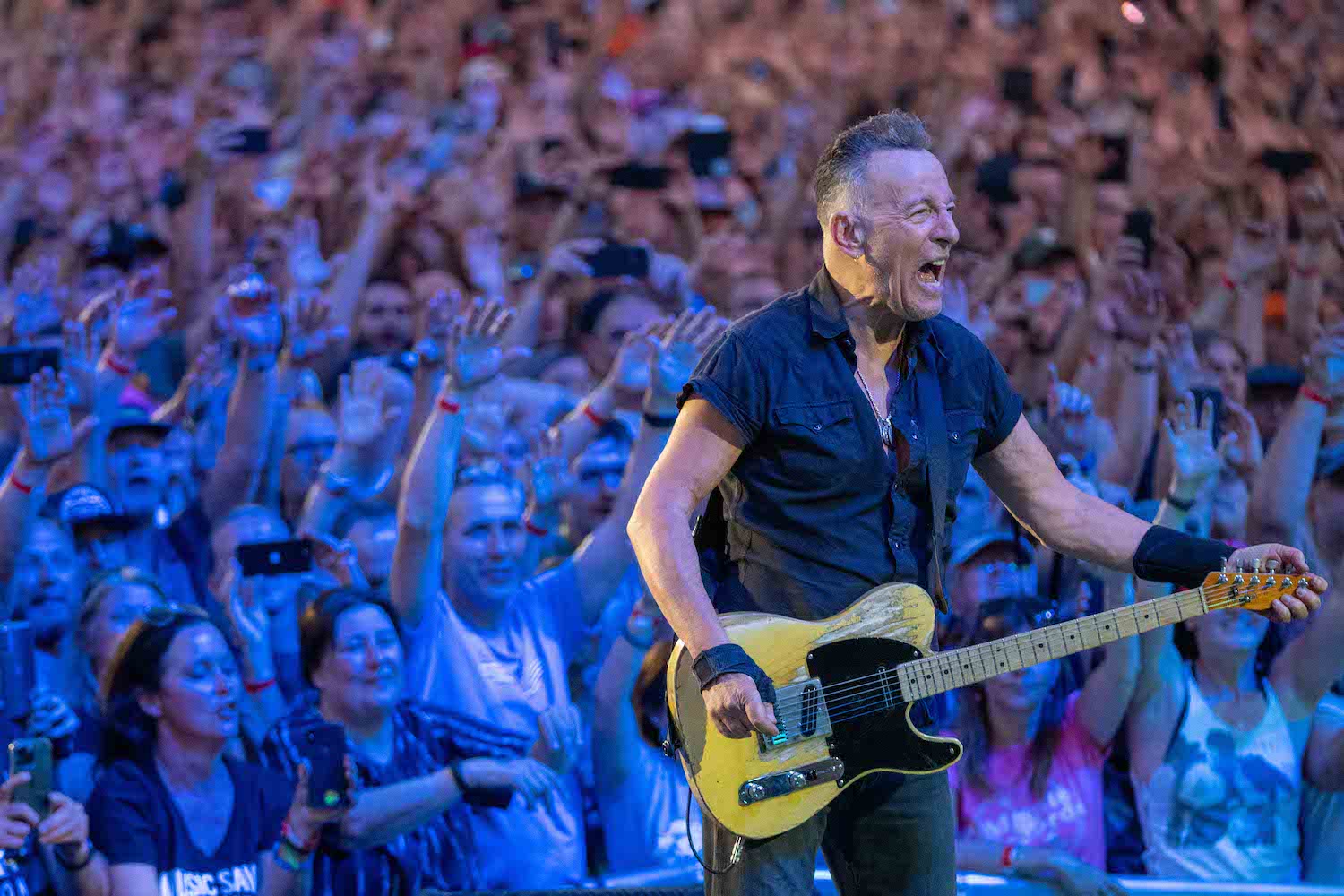 Bruce Springsteen & E Street Band at Stadion Letzigrund, Zurich, Switzerland on June 13, 2023.