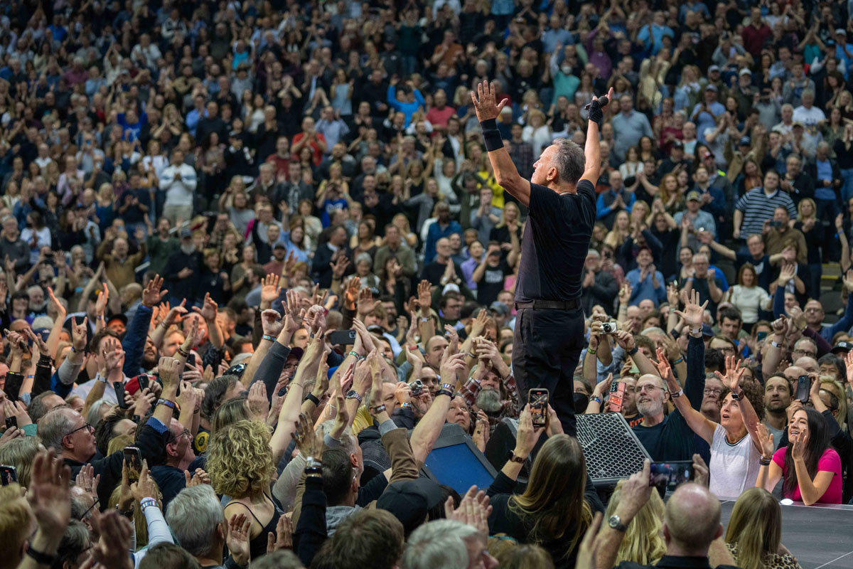 Bruce Springsteen & E Street Band at T-Mobile Center, Kansas City, MO on February 18, 2023.