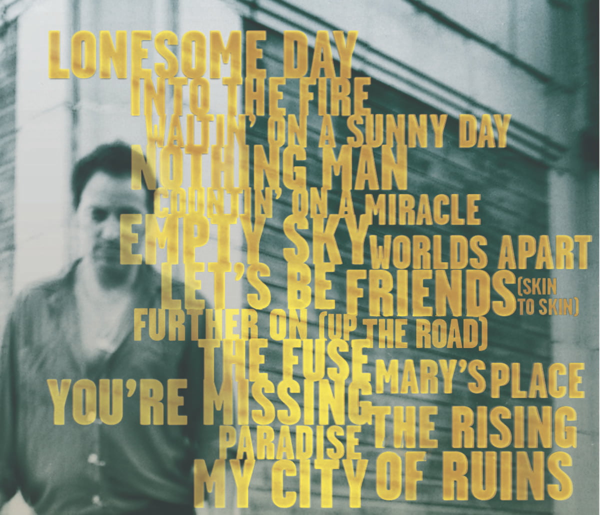 Bruce Springsteen The Rising back cover