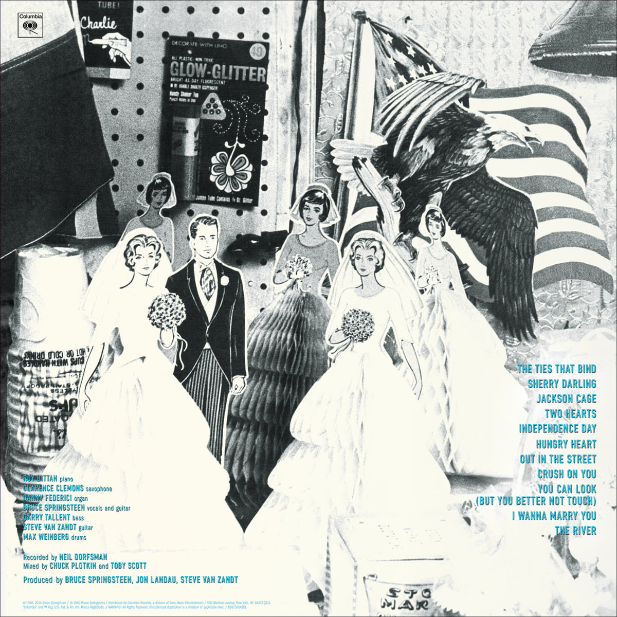 Bruce Springsteen The River back cover