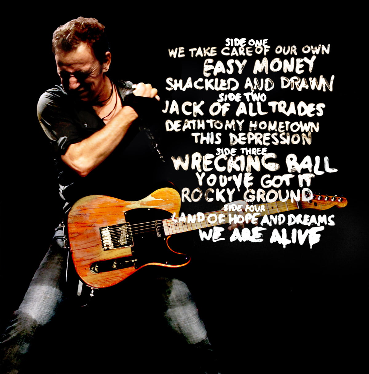 Bruce Springsteen Wrecking Ball back cover
